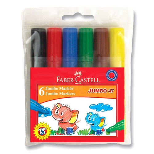 Faber Castell Jumbo Markör 6lı 030647