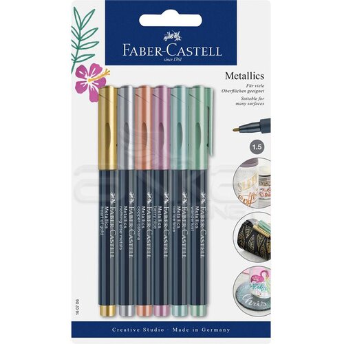 Faber Castell Metallic 6lı 1.5mm 160706