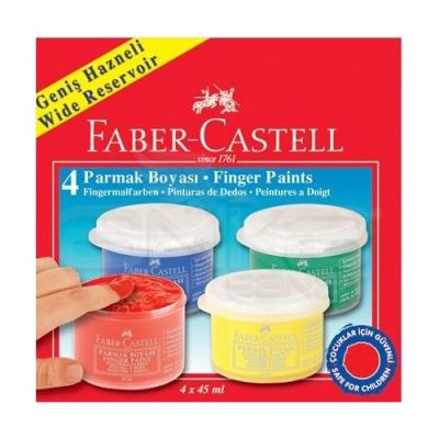 Faber Castell Parmak Boyası 4 Renk