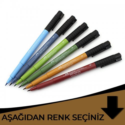 Faber Castell Pitt Artist Pen Çizim Kalemi B Kahverengi Tonlar