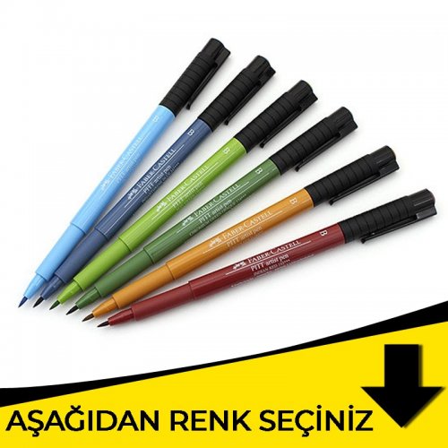 Faber Castell Pitt Artist Pen Çizim Kalemi B Sarı Tonlar