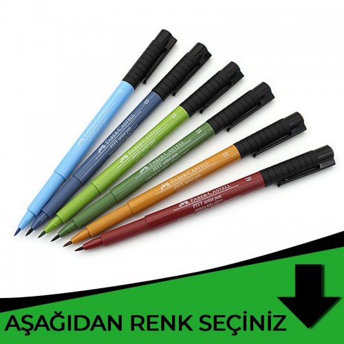 Faber Castell Pitt Artist Pen Çizim Kalemi B Yeşil Tonlar