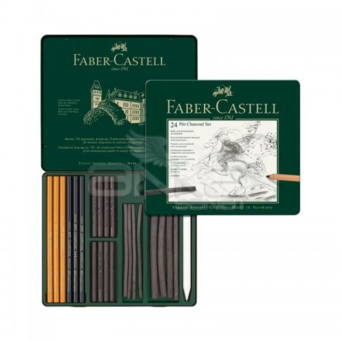 Faber Castell Pitt Charcoal Set 24lü