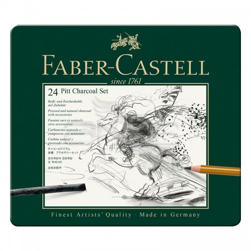 Faber Castell Pitt Charcoal Set 24lü