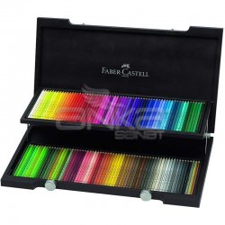 Faber Castell - Faber Castell Polychromos Colour Pencils 120li Set Ahşap Kutu (1)