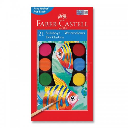 Faber Castell Sulu Boya 21li Büyük Boy 5292 125021