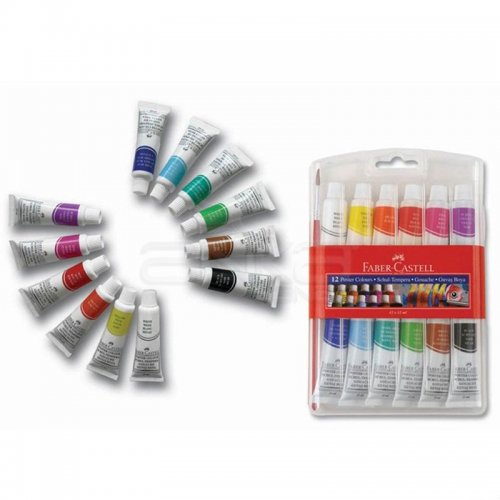 Faber Castell Tüp Guaj Boya 12ml 12li 5170 121011