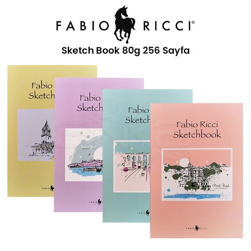 Fabio Ricci Sketch Book 80g 256 Yaprak