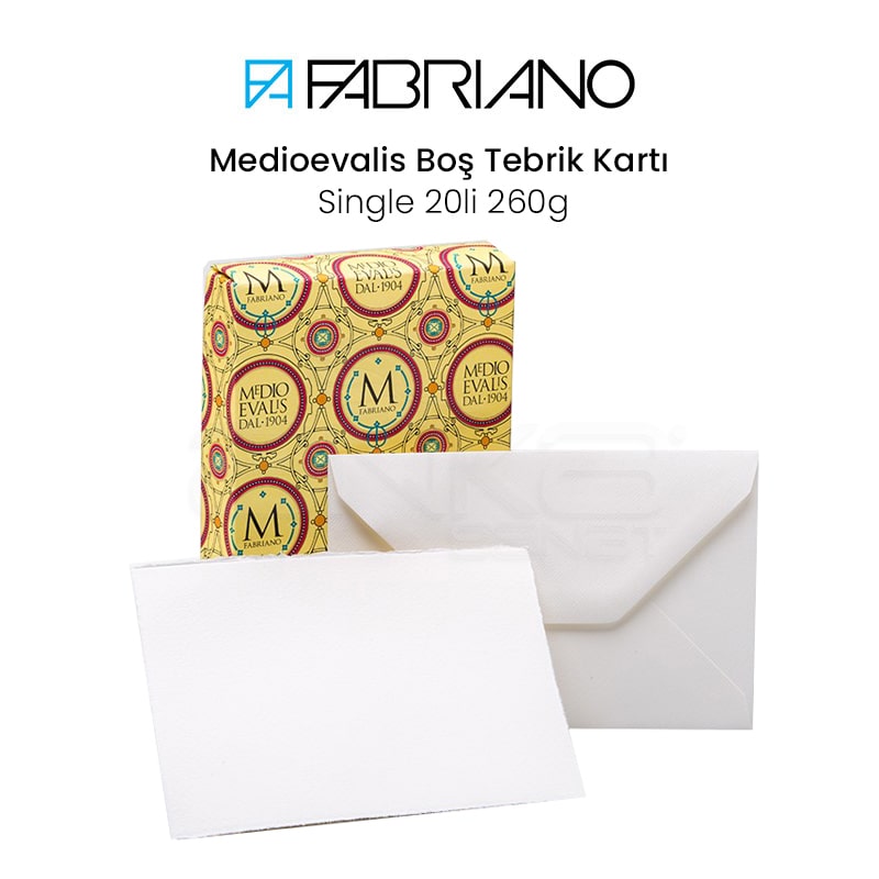 Fabriano Medioevalis Bos Tebrik Karti Single 20li 260g Sulu Boya Blok Defter Cizim Eskiz Blok Sulu Boya Kagit Ve Blok Cizim Kagit Ve Blok Fabriano