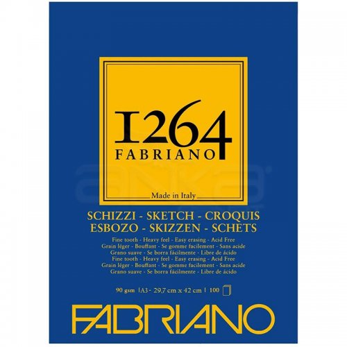 Fabriano 1264 Sketch Paper Eskiz Defteri 90g 100 Yaprak