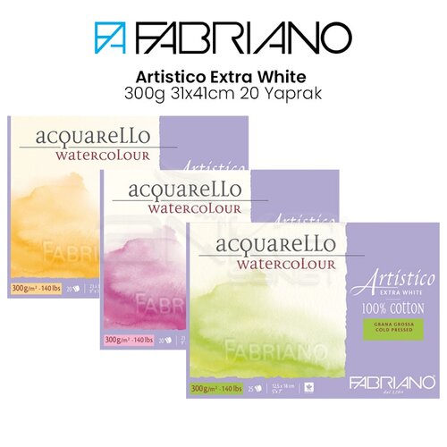 Fabriano Artistico Extra White 300g 31x41cm 20 Yaprak