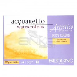 Fabriano Artistico Ex. White ince gren Cold Prs. 300g 35,5x51cm 15 Yaprak - Thumbnail