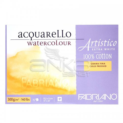 Fabriano Artistico Ex. White ince gren Cold Prs. 300g 35,5x51cm 15 Yaprak