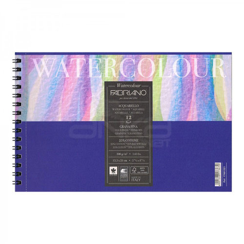 Fabriano Watercolour Sulu Boya Blok Spiralli 12 Yaprak 300g