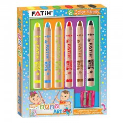 Fatih - Fatih Baby Art Natural Boya Kalemi 6 Renk