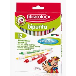 Zig - Fibracolor Bipunta Keçeli Boya Takımı 12 Renk