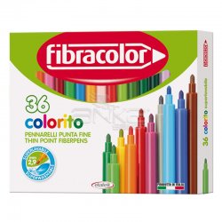 Fibracolor - Fibracolor Colorito Keçeli Kalem Seti 36 Renk