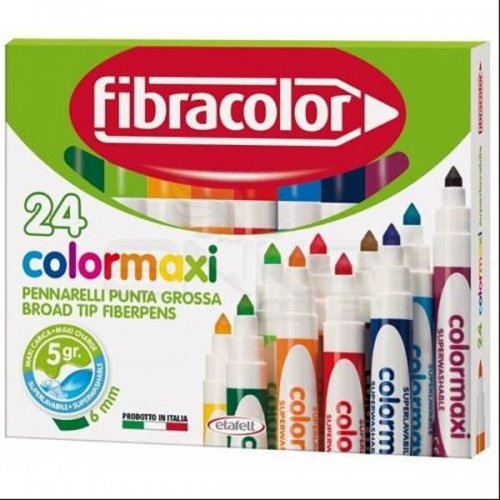 Fibracolor Colormaxi Keçeli Kalem 24 Renk