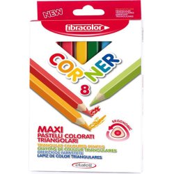 Zig - Fibracolor Corner Jumbo Kuruboya Takımı 8 Renk