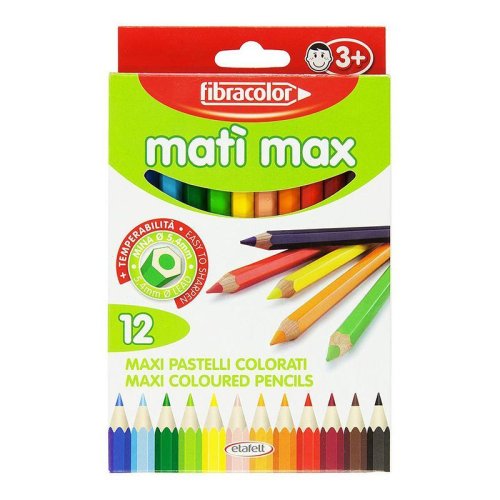 Fibracolor Mati Max Kuru Boya Takımı 12 Renk