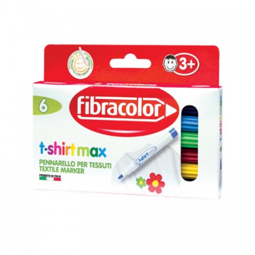 Fibracolor T-Shirt Marker 6 Renk