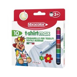 Zig - Fibracolor T-shirtmax Tekstil Kalemi Set 10lu