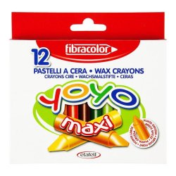 Zig - Fibracolor Yoyo Maxi Pastel Boya 12li