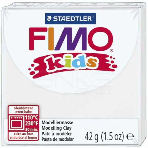 Fimo Kids Polimer Kil 42g 0 Beyaz - 0 Beyaz