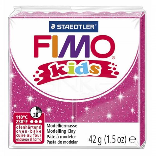 Fimo Kids Polimer Kil 42g 262 Yaldızlı Fuşya - 262 Yaldızlı Fuşya