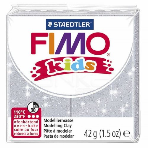 Fimo Kids Polimer Kil 42g 812 Yaldızlı Gri - 812 Yaldızlı Gri