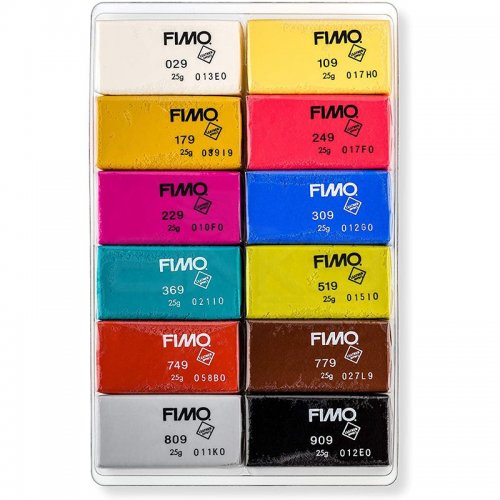 Fimo Leather Effect Polimer Kil Seti 12 Parça 8013 C12-2