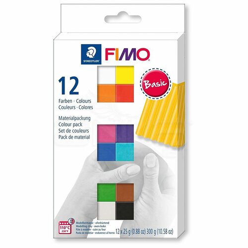 Fimo Polimer Kil Seti 12 Parça Basic 8023 C12-1