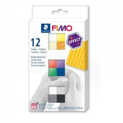 Fimo - Fimo Polimer Kil Seti Effect 12 Parça Basic 8013 C12-1