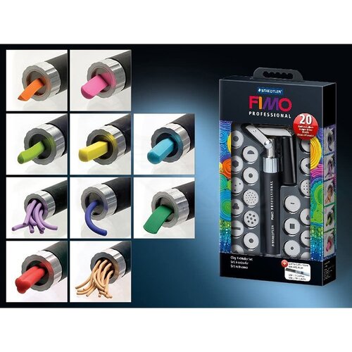 Fimo Professional Clay Extruder Set 20li Kil Makinesi 870017