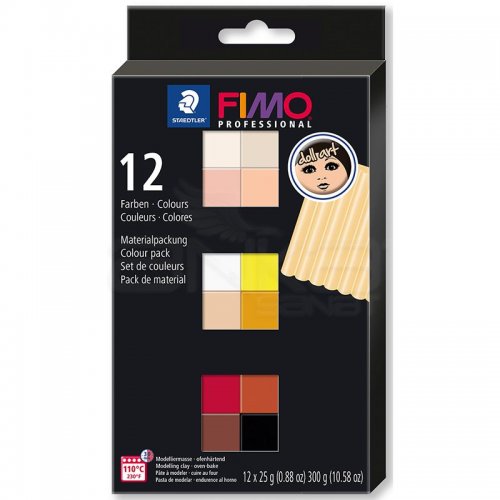 Fimo Professional Polimer Kil Seti 12 Parça Doll Art 8073 C12-1