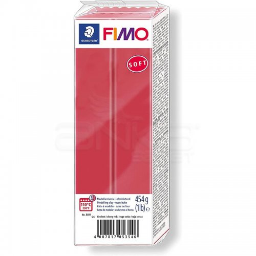 Fimo Soft Polimer Kil 454g 26 Cherry Red