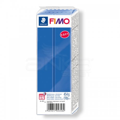 Fimo Soft Polimer Kil 454g 33 Blue Brillant