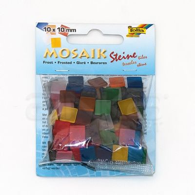 Folia Transparan Mozaik Karışık Renkler 10x10mm 190 Adet 59209