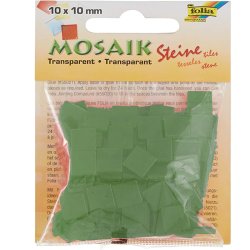 Folia - Folia Transparan Mozaik 10x10mm 190 Adet Yeşil 57254