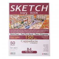 Folix Art Cappadocia Ivory Çizim Defteri 150g 50 YP - Thumbnail