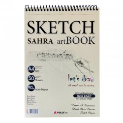 Folix - Folix Art Sahra Sketch Book Spiralli Çizim Defteri 90g 50 YP (1)