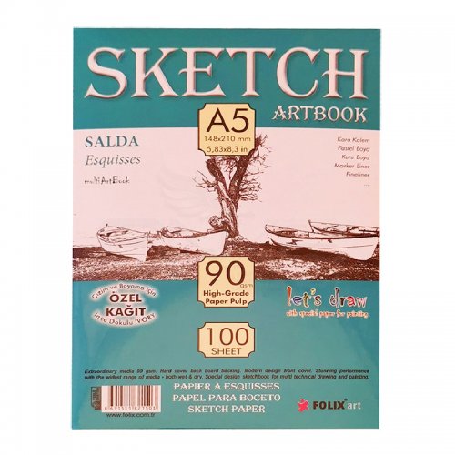 Folix Art Sketch Book Çizim Defteri 90g 50 YP