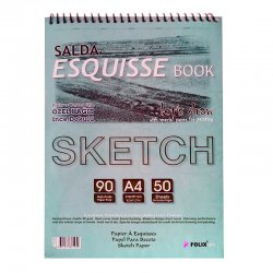 Folix - Folix Art Sketch Book Spiralli Çizim Defteri 90g 50 YP (1)