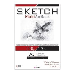 Folix Art Sketch Çok Amaçlı Çizim Defteri 150g 25 Yaprak - Thumbnail