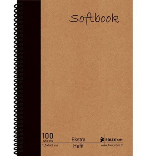 Folix Art Softbook Sert Kapak Ekstra Hafif Blok 100 Yaprak 12x17cm