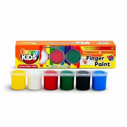 Funny Kıids Parmak Boyası 6x25ml Set 1700 05689