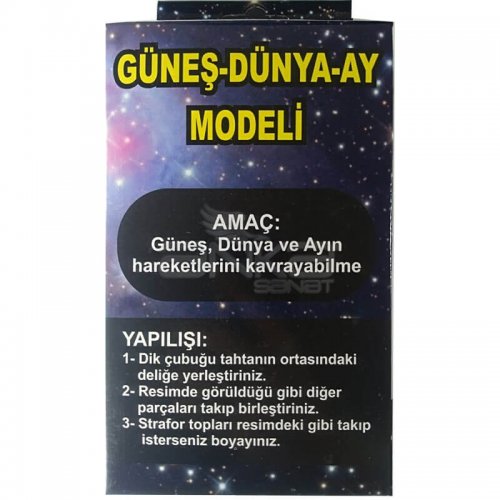 Güneş-Dünya-Ay Deney Seti Modeli