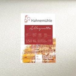 Hahnemühle - Hahnemühle Allegrato (Parlak Beyaz) Sulu Boya Blok Rough 150g A4