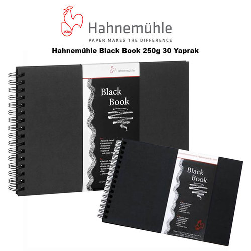 Hahnemühle Black Book 250g 30 Yaprak