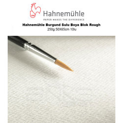 Hahnemühle - Hahnemühle Burgund Sulu Boya Blok Rough 250g 50X65cm 10lu